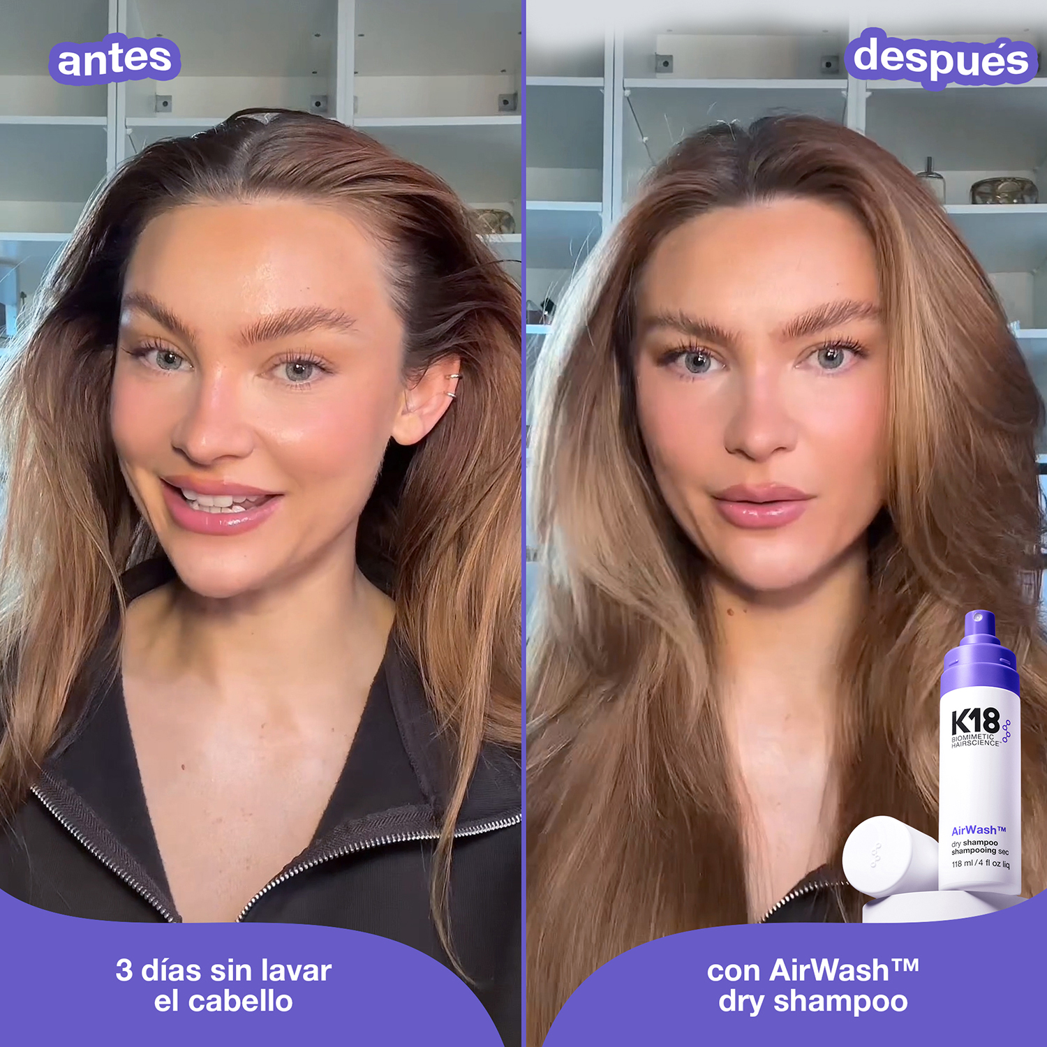 AIRWASH DRY SHAMPOO (SHAMPOO EN SECO EN SPRAY)